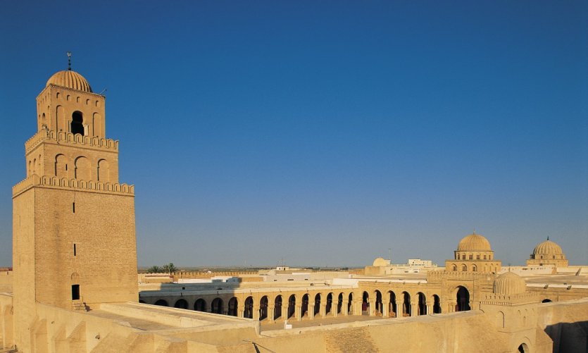 <p>Great mosque of Kairouan.</p> <p>Great mosque of Kairouan.</p>
