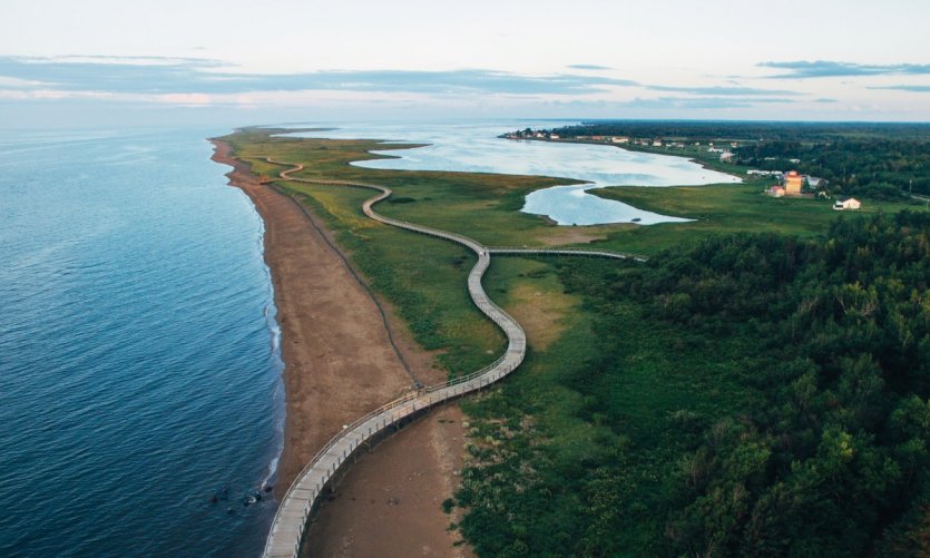 Littoral de Bouctouche. Littoral de Bouctouche.