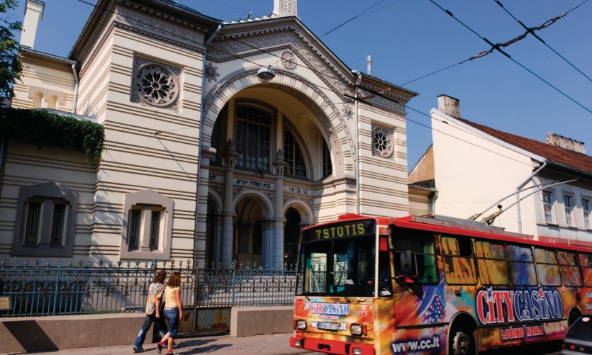La synagogue chorale de Vilnius située rue Pylimo. La synagogue chorale de Vilnius située rue Pylimo.