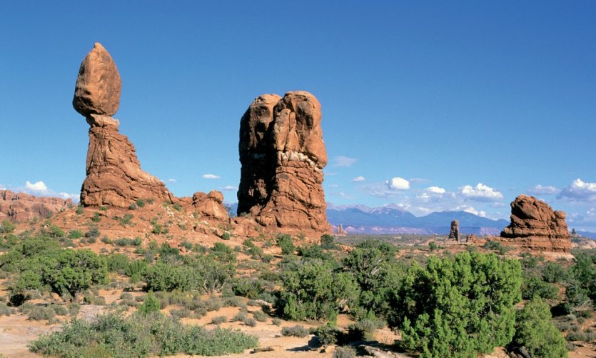 Arches National Park, Balanced Rock. Arches National Park, Balanced Rock.