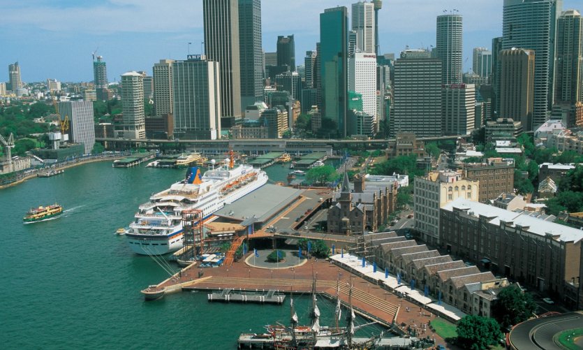 Vue générale de Sydney. Vue générale de Sydney.