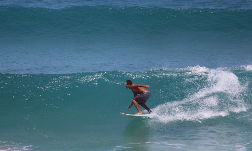 Surf sur les vagues de Rincon. Surf sur les vagues de Rincon.