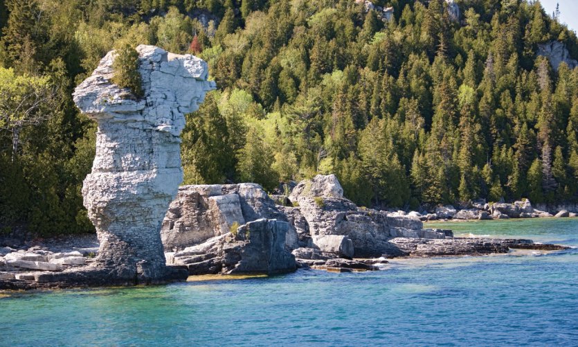 Flowerpot Island. Flowerpot Island.