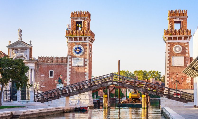 L'arsenal de Venise. L'arsenal de Venise.
