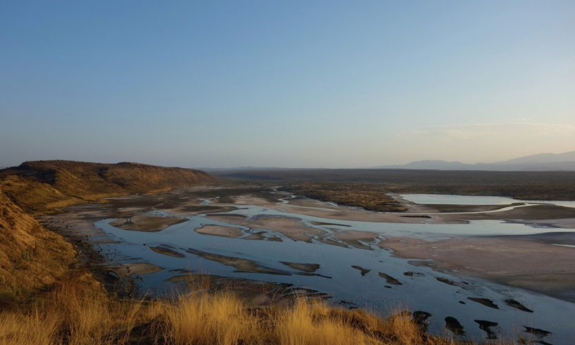 Lac Magadi - Vallée du Rift. Lac Magadi - Vallée du Rift.