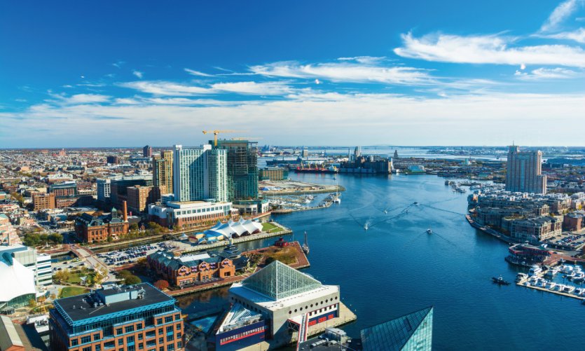 <p>View of the port of Baltimore.</p> <p>View of the port of Baltimore.</p>