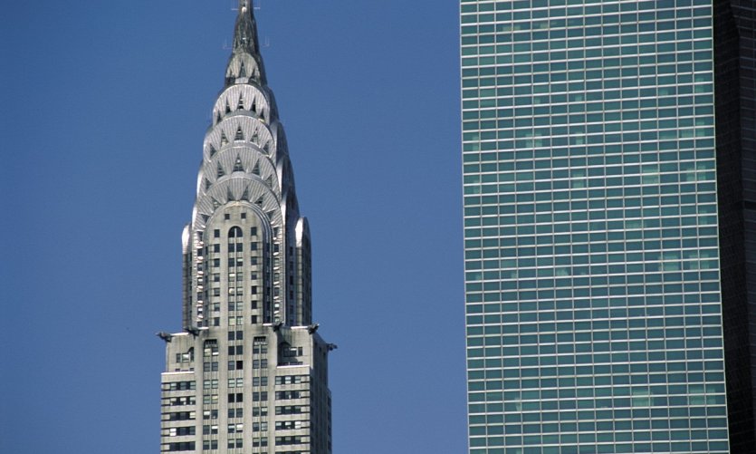 Le Chrysler Building est le gratte-ciel préféré des New-Yorkais. Le Chrysler Building est le gratte-ciel préféré des New-Yorkais.