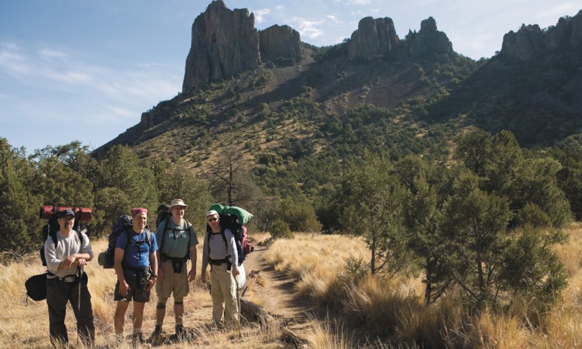 Randonneurs du Big Bend National Park. Randonneurs du Big Bend National Park.