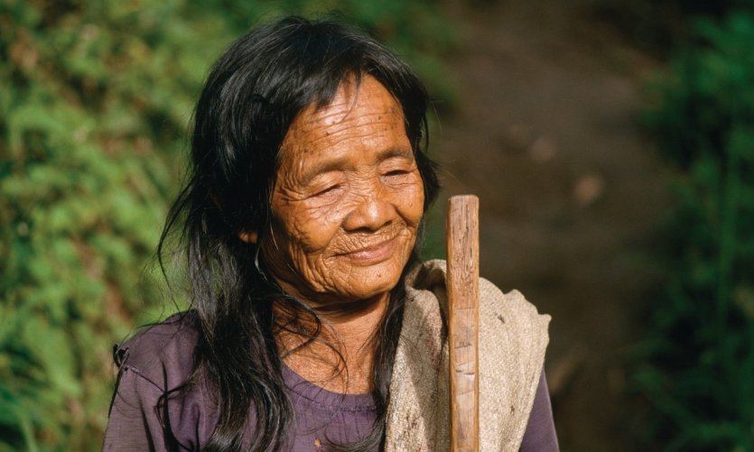 Femme Ifugao à Batad. Femme Ifugao à Batad.