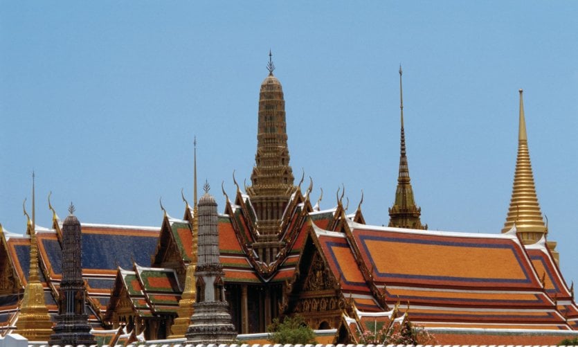 Wat Phra Kaew et le Grand Palais. Wat Phra Kaew et le Grand Palais.