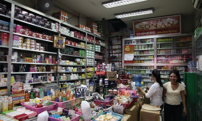 Tienda china en Manila. Tienda china en Manila.
