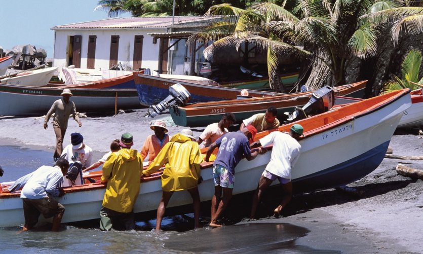 Vuelta de la pesca a Santa María. Vuelta de la pesca a Santa María.