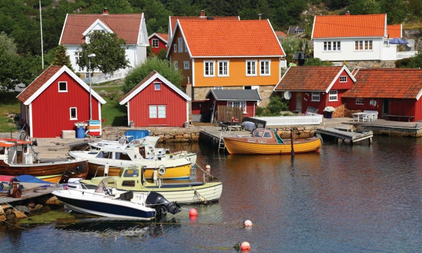 El puerto de Kristiansand. El puerto de Kristiansand.