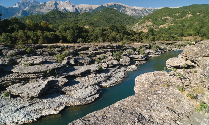 Gorges de la Vjosa. Gorges de la Vjosa.
