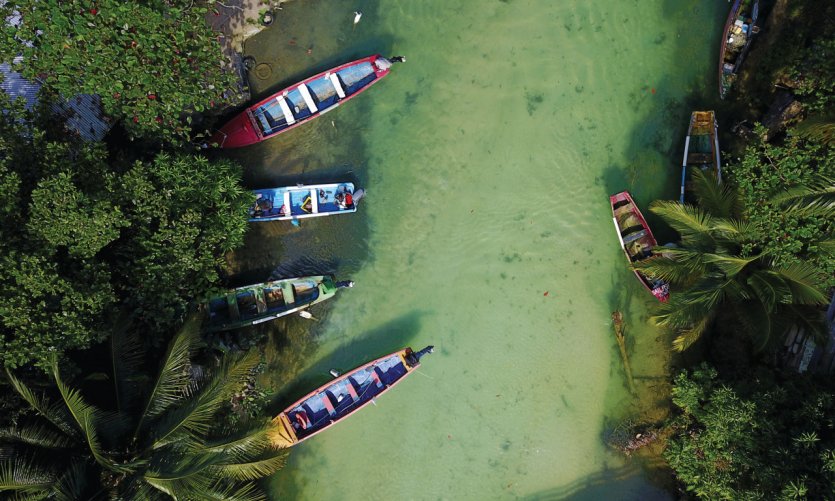 The White River, Ocho Rios. The White River, Ocho Rios.