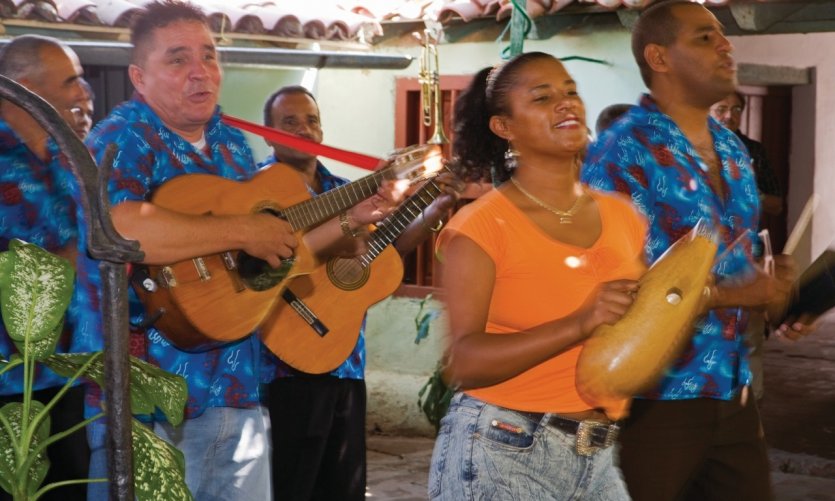 Musiciens de la Casa de la Trova. Musiciens de la Casa de la Trova.