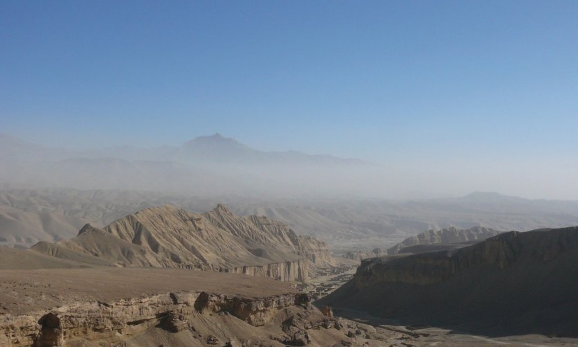 La vallée de Bâmiyân. La vallée de Bâmiyân.