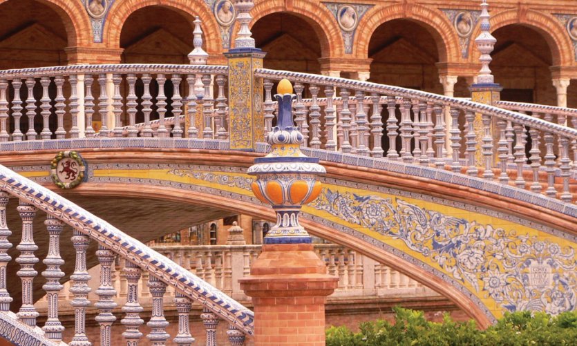Architecture de la Plaza de Espana. Architecture de la Plaza de Espana.