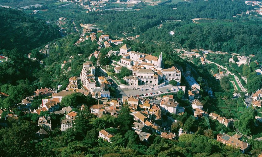 Sintra vue du ciel. Sintra vue du ciel.