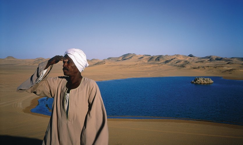 On the edge of Lake Nasser. On the edge of Lake Nasser.