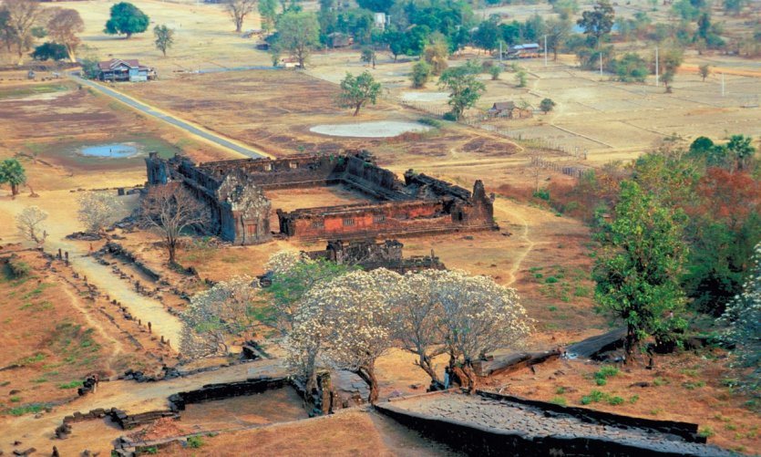 <p>Templo Khmer Vat Phou.</p> <p>Templo Khmer Vat Phou.</p>