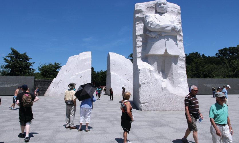 Le mémorial Martin Luther King à Washington. Le mémorial Martin Luther King à Washington.
