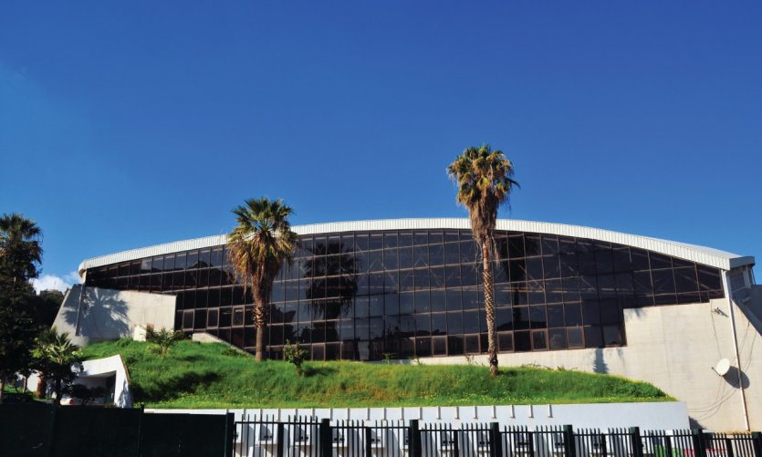 Alger, complexe olympique Mohamed Boudiaf. Alger, complexe olympique Mohamed Boudiaf.