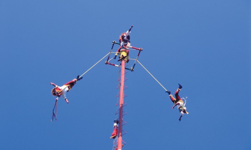 Ceremonia de los Voladores. Ceremonia de los Voladores.