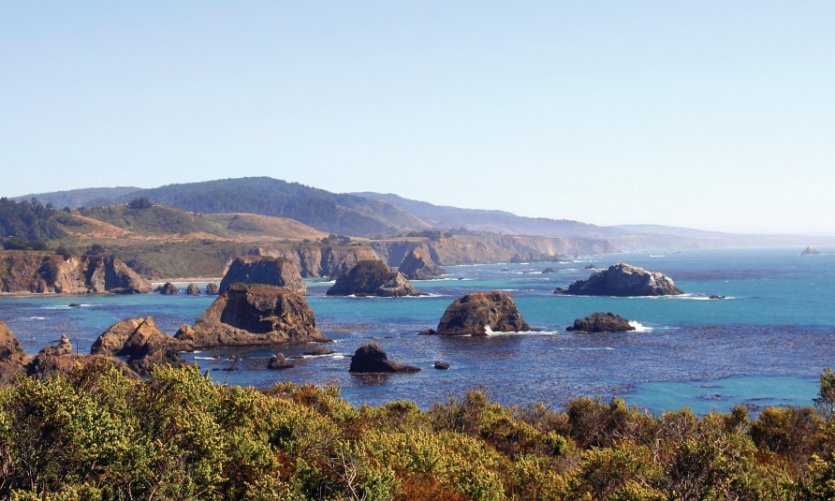 Panorama de Mendocino. Panorama de Mendocino.