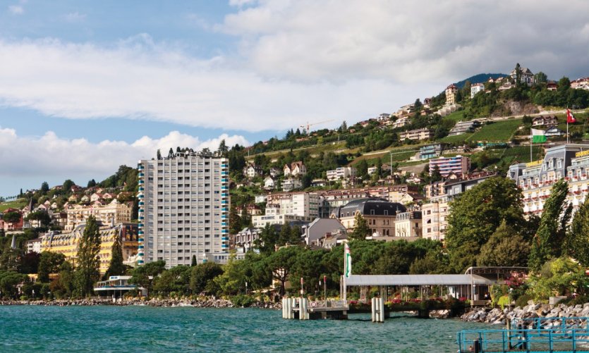 Les quais fleuris de Montreux. Les quais fleuris de Montreux.