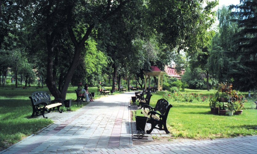 Parc de la ville d'Oust-Kamenogorsk. Parc de la ville d'Oust-Kamenogorsk.
