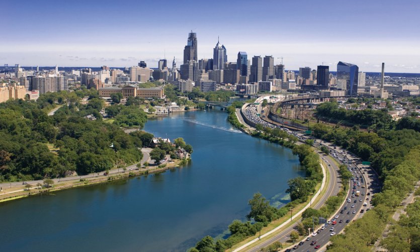 Skyline de Philadelphie. Skyline de Philadelphie.