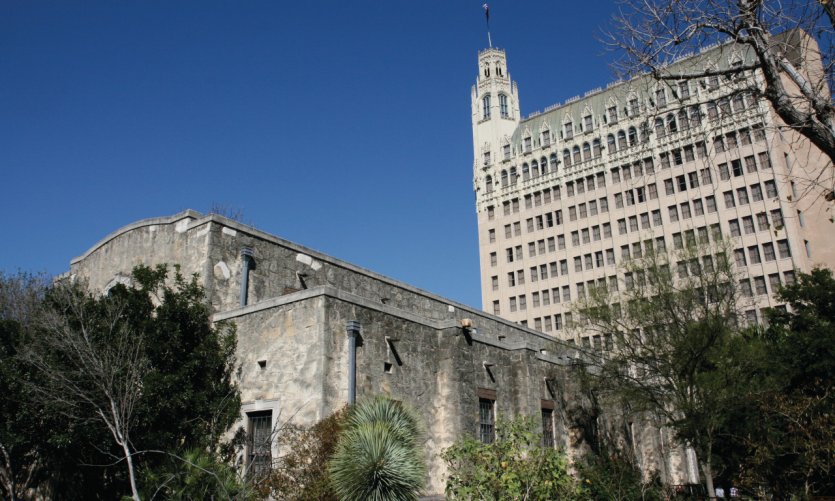 <p>Le Fort Alamo, lieu de la bataille pour l'indépendance du Texas.</p> <p>Le Fort Alamo, lieu de la bataille pour l'indépendance du Texas.</p>