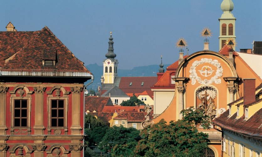 Vistas de la ciudad de Graz. Vistas de la ciudad de Graz.