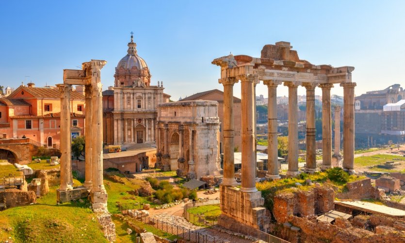 Le forum romain. Le forum romain.