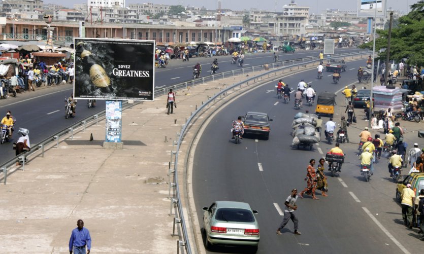 <p>En el centro de Cotonou.</p> <p>En el centro de Cotonou.</p>