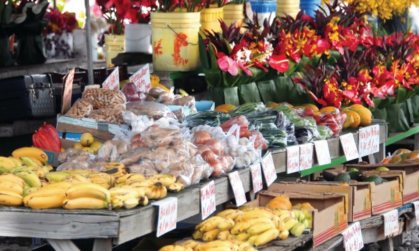 Marché de Hilo. Marché de Hilo.