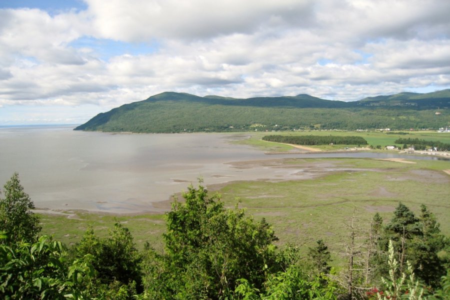 La rive du Saint-Laurent à Baie-Saint-Paul dans Charlevoix. Valérie FORTIER