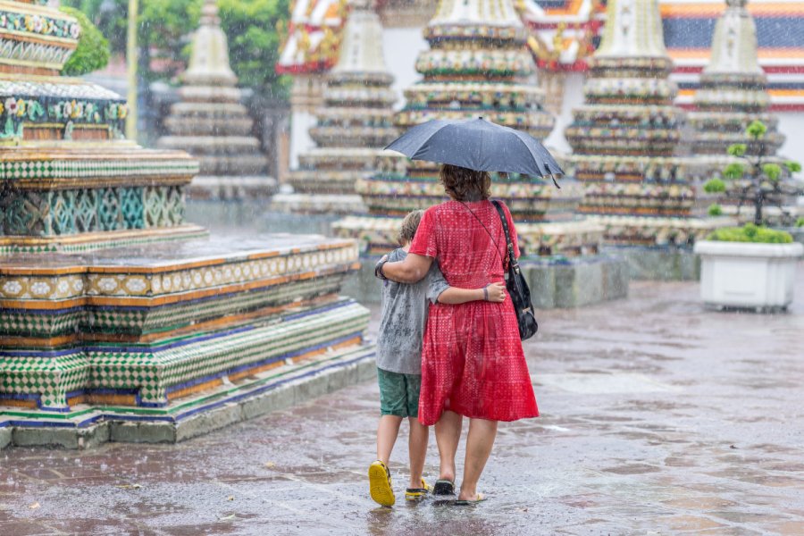 Bangkok lors de la saison des pluies. John And Penny - shutterstock.com