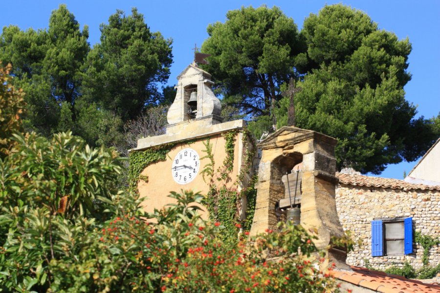 L'horloge de Rasteau. HOCQUEL Alain - Coll. CDT Vaucluse