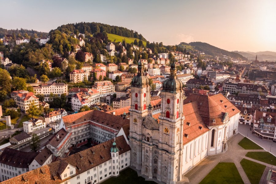 Vue sur Saint-Gall et son abbaye. Ruslan Kalnitsky - Shutterstock.com