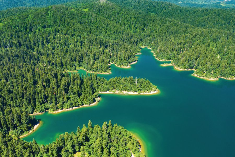 Lac Lokvarsko dans le parc de Risnjak 
