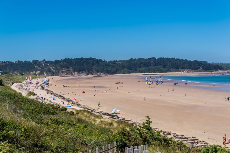 La plage de Sables-d'Or-les-Pins. Begir - Shutterstock.com