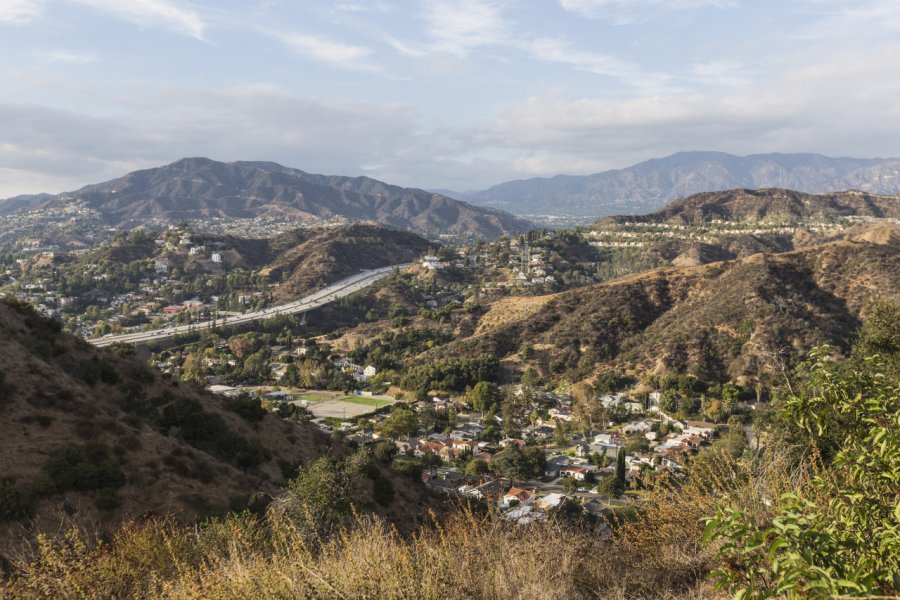 Les collines de Glendale. trekandshoot - Shutterstock.com