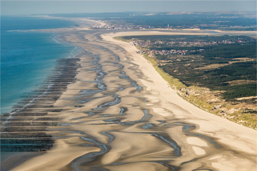 La baie de Somme vue du ciel. Francois - stock.adobe.com