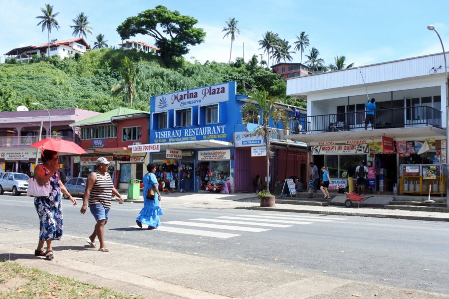 La ville de Savusavu. ChameleonsEye - Shutterstock.com