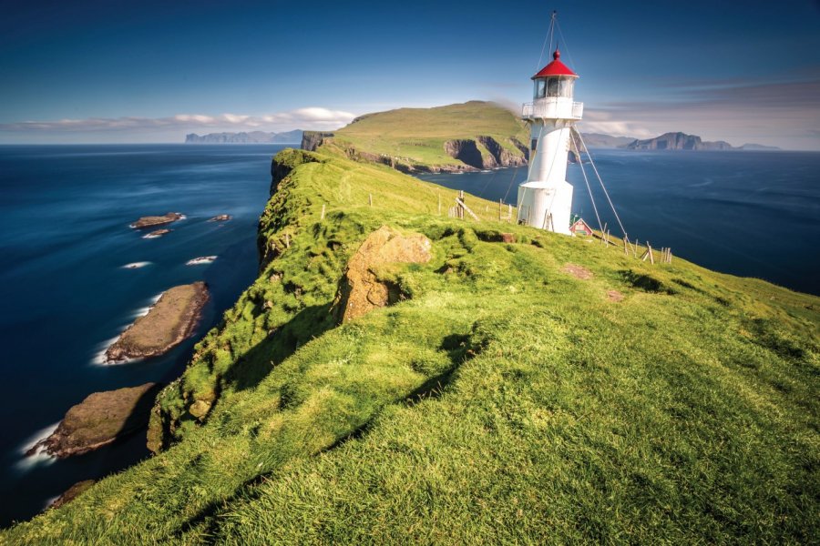 Phare sur l'île de Mykines FedevPhoto