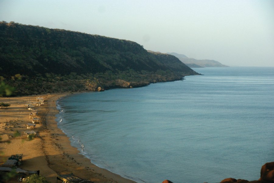 La plage de Doraleh. Eyerusalem ABERA