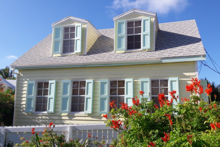 Maison de poupée sur Hope Town, Abacos. Roxane LAMOUILLE