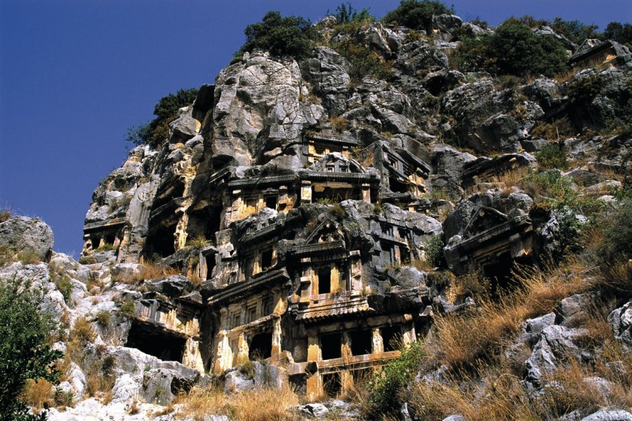 Myra est une nécropole composée de tombes lyciennes. Author's Image